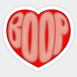 BOOP Sticker